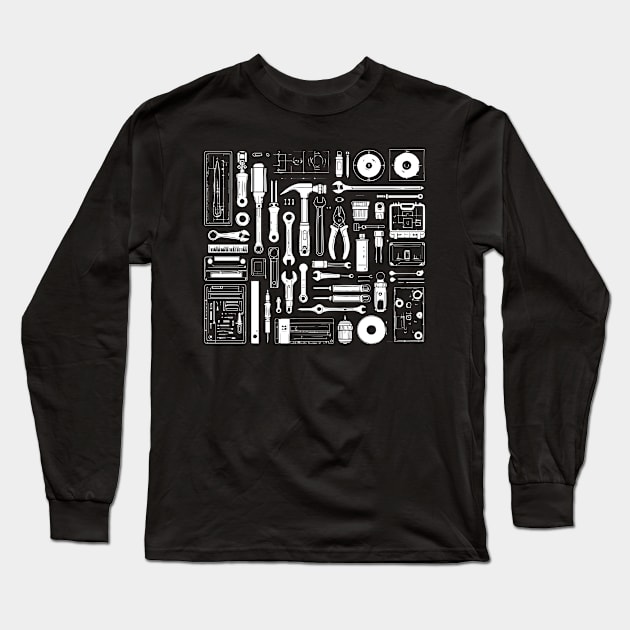 tools kit Long Sleeve T-Shirt by lkn